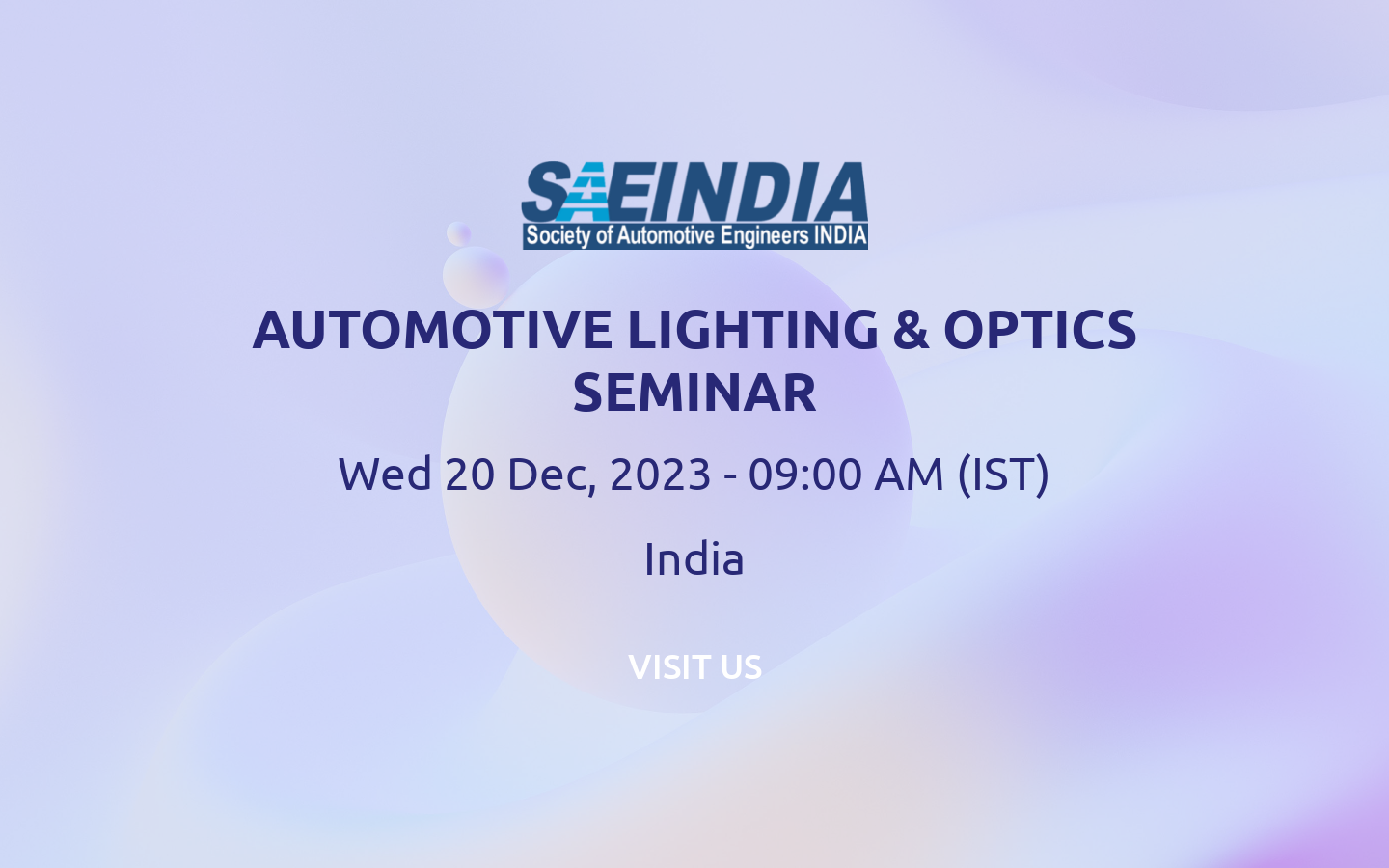 AUTOMOTIVE LIGHTING & OPTICS SEMINAR